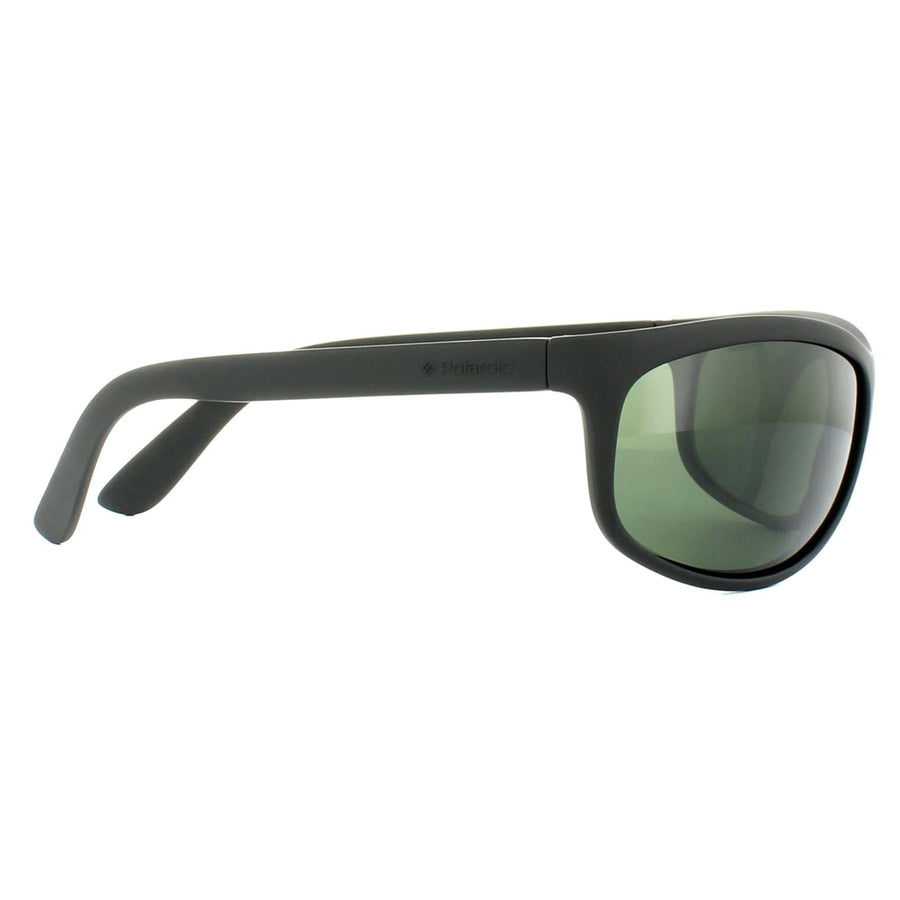 Polaroid Sport Sunglasses P7334 9CA RC Black Rubber Green Polarized