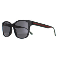 Gucci Sunglasses GG0417SK 001 Black Green and Red Grey