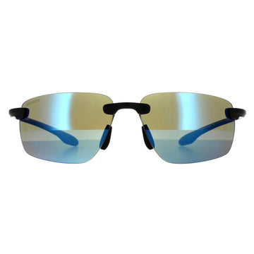 Serengeti Sunglasses Erice 8957 Matte Black PhD 2.0 Polarized 555nm Blue