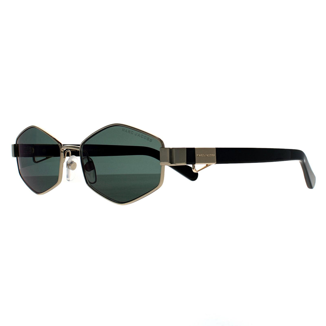 Marc Jacobs Sunglasses MARC 496/S PEF/MT Gold Black Green Mirror