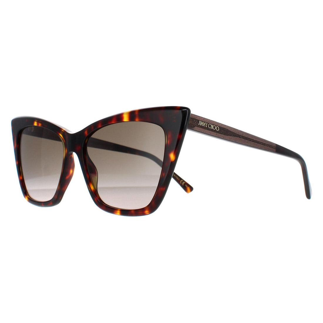 Jimmy Choo Sunglasses LUCINE/S 086 HA Havana Brown Gradient