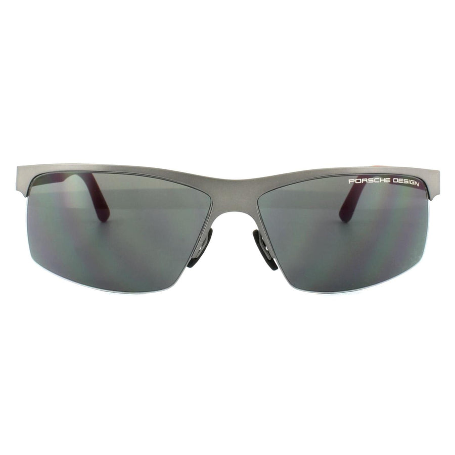 Porsche Design Sunglasses P8561 A V599 Gunmetal Red Grey Blue