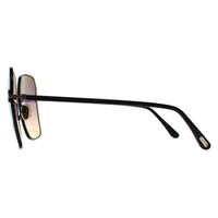 Tom Ford Sunglasses Claudia FT0839 01B Shiny Black Grey Gradient