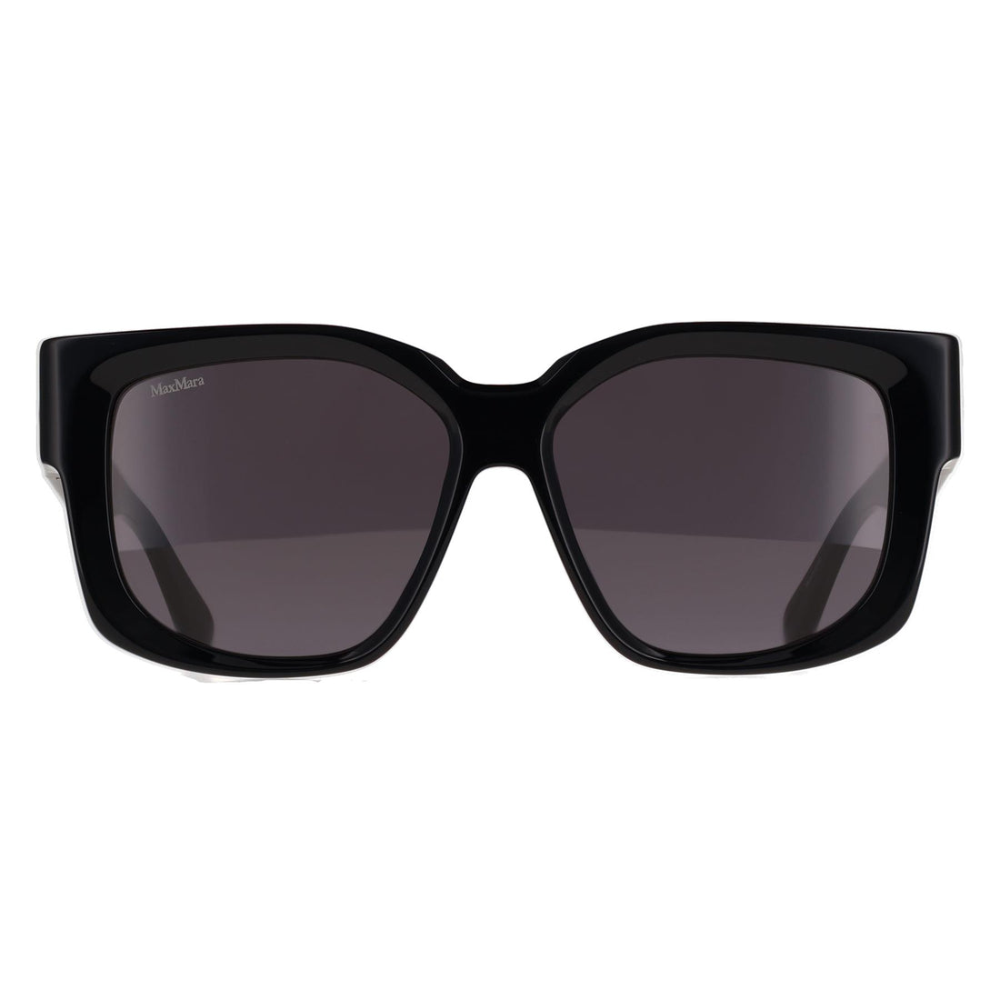Max Mara Sunglasses MM0145 Glimpse 7 01A Black Smoke Grey
