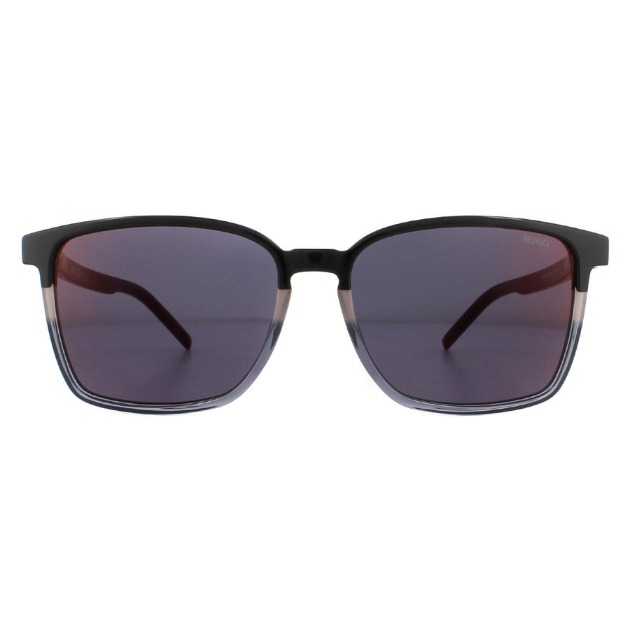 Hugo by Hugo Boss Sunglasses HG 1128/S 08A AO Black Grey Red Mirror