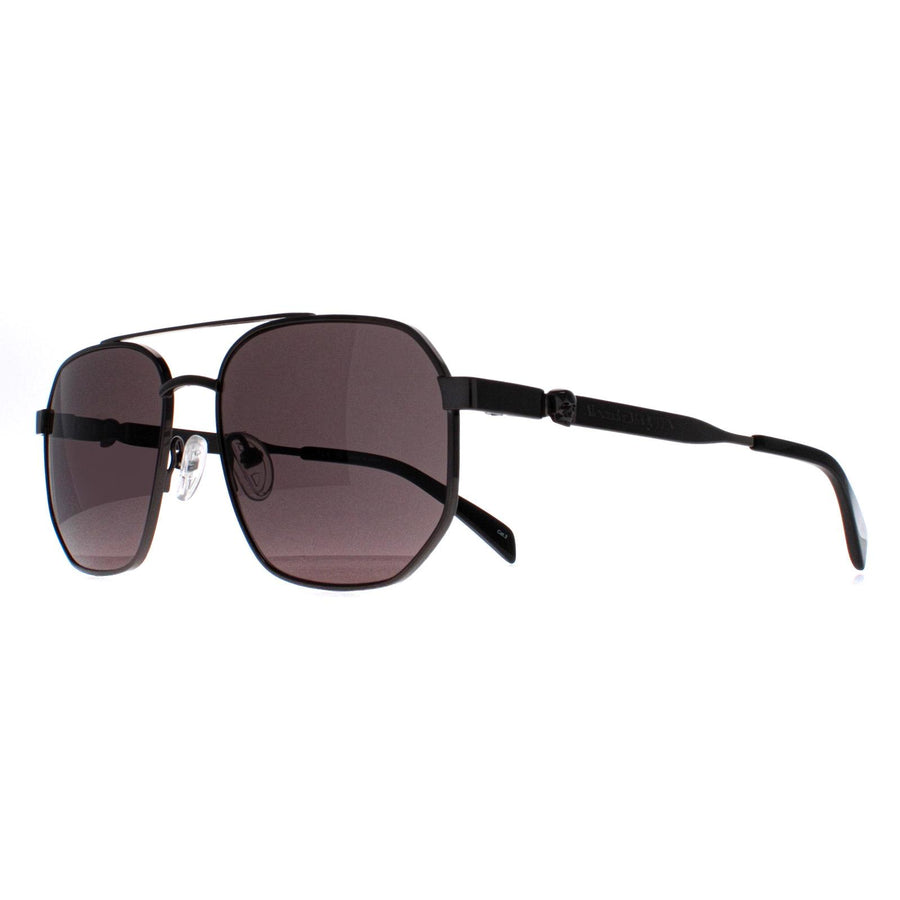 Alexander McQueen Sunglasses AM0458S 001 Ruthenium Grey