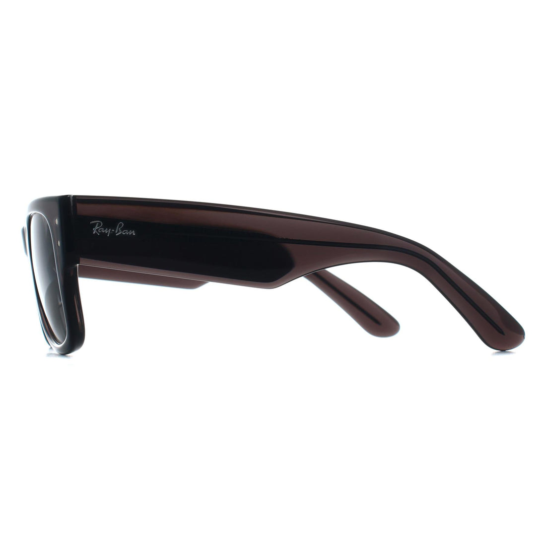 Ray-Ban Sunglasses RB0840S Mega Wayfarer 1406B1 Transparent Black Dark Grey