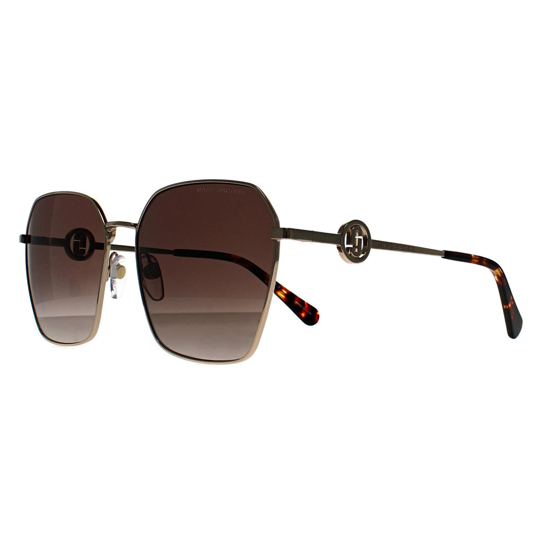 Marc Jacobs Sunglasses MARC 729/S 06J HA Gold Havana Brown Gradient