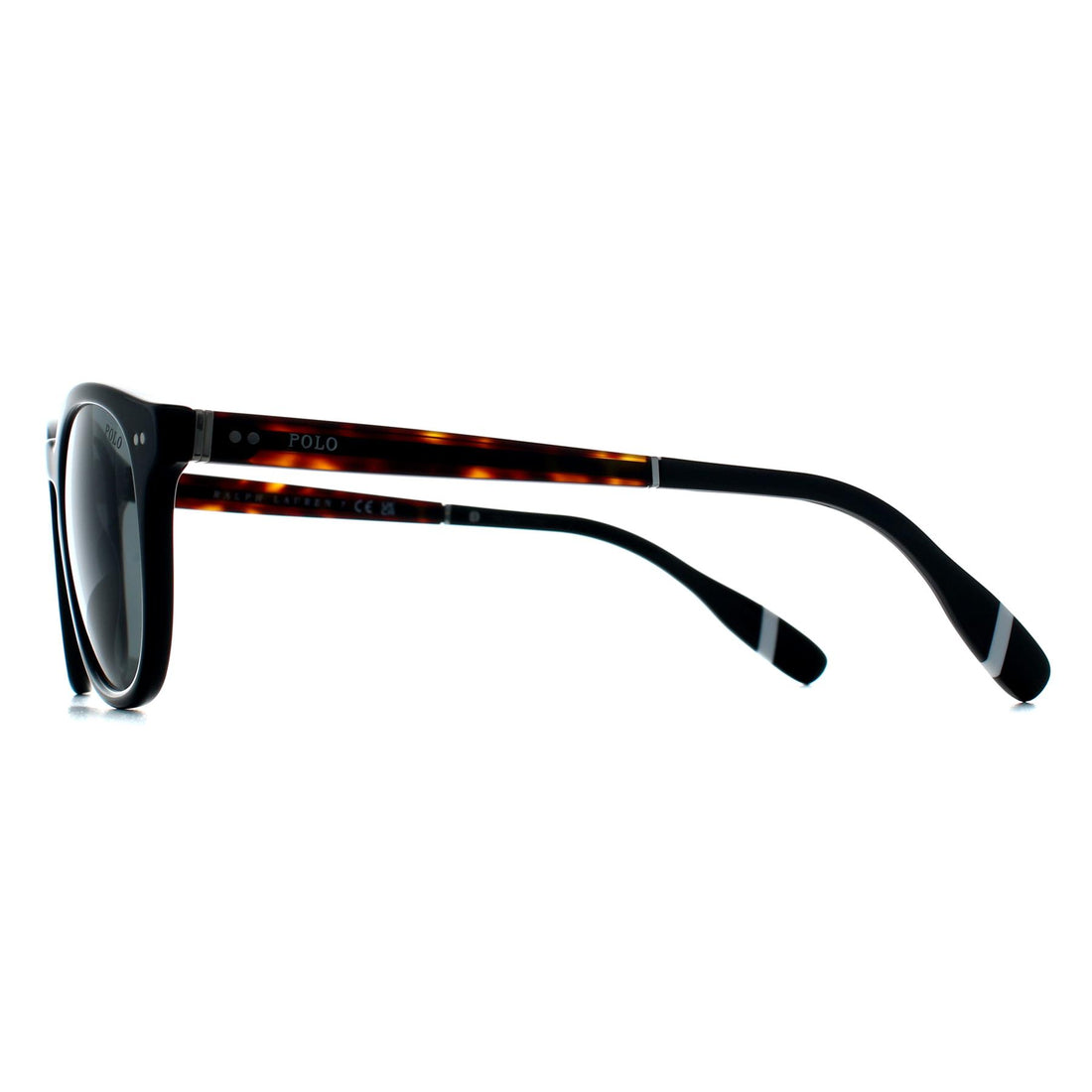 Polo Ralph Lauren Sunglasses PH4206 500187 Shiny Black Dark Grey