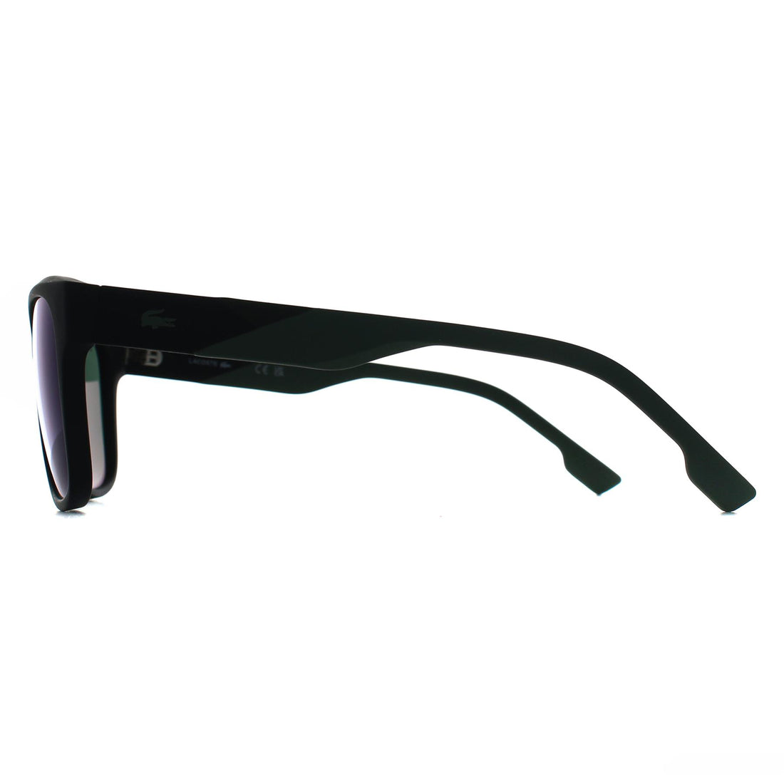 Lacoste Sunglasses L6043S 002 Matte Black Green Mirror