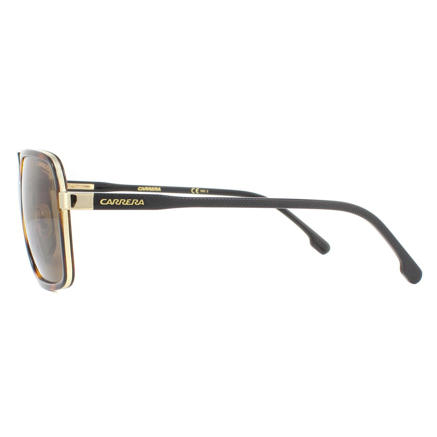 Carrera Sunglasses 256/S J5G 70 Dark Havana Gold Brown