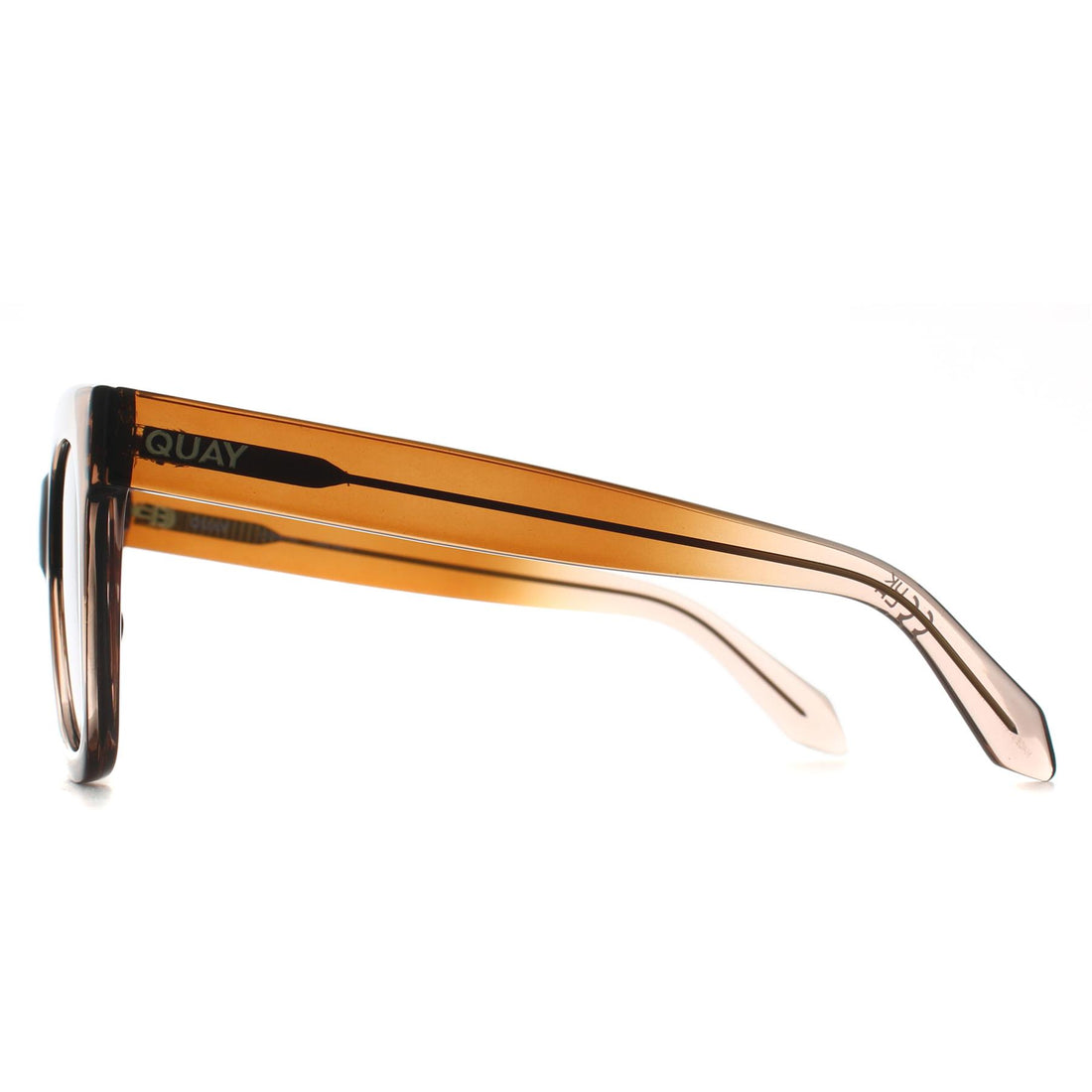 Quay Sunglasses After Hours 77692 Coffee Doe Fade Brown Gradient