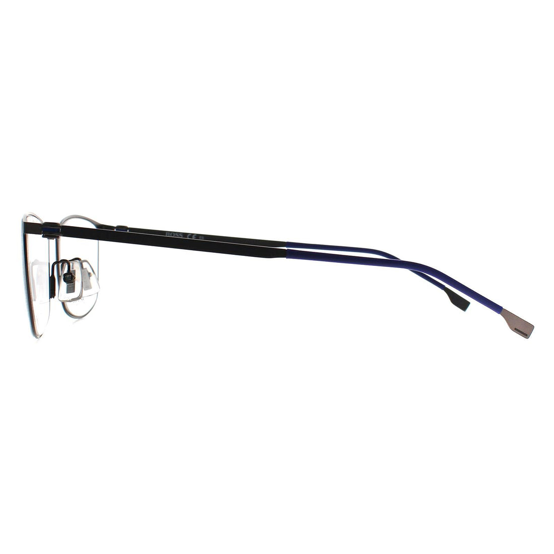 Hugo Boss Glasses Frames BOSS 1351/F R80 Matte Dark Ruthenium Grey Men