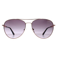 Guess Sunglasses GF6143 28B Rose Gold Grey Gradient