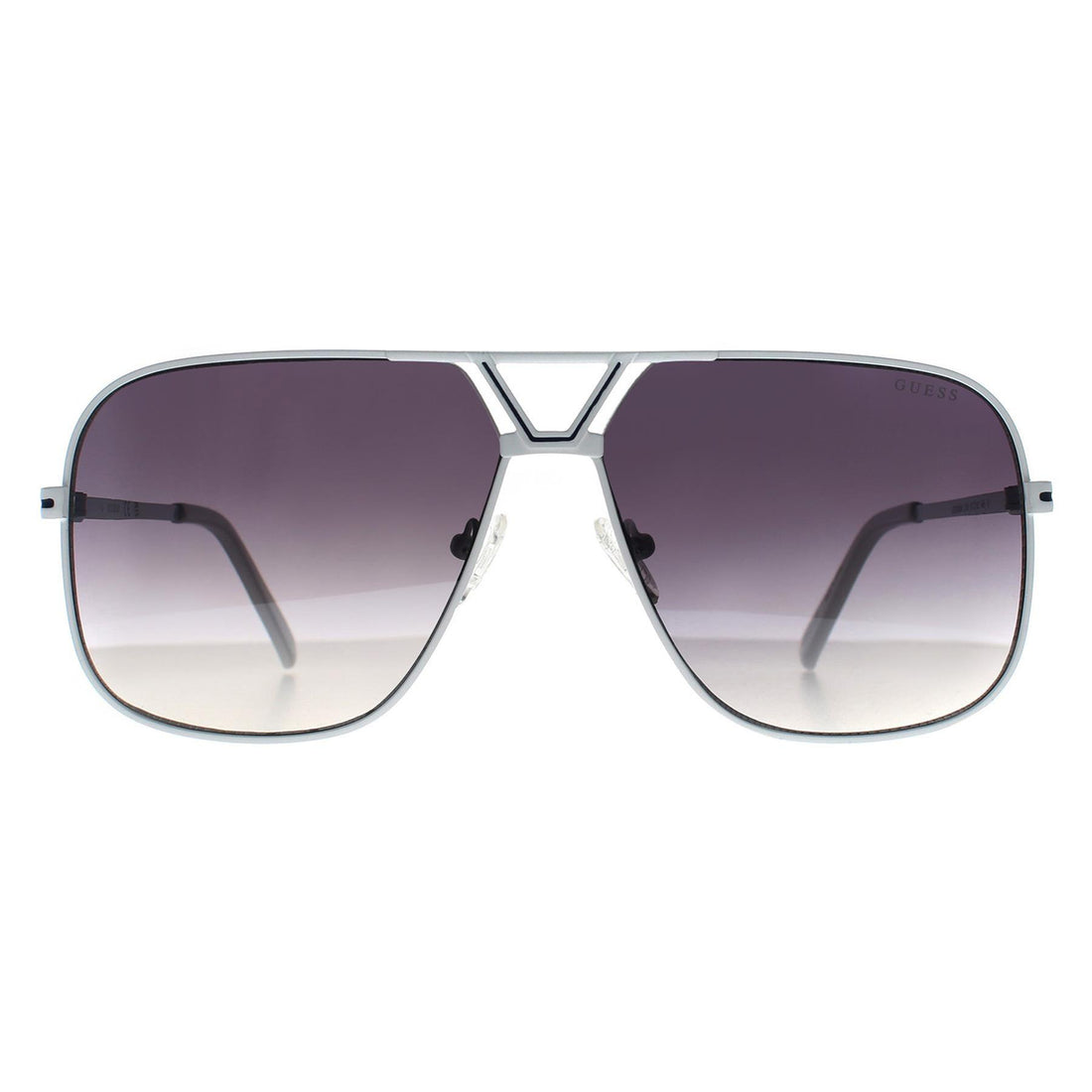 Guess Sunglasses GO00066 21B White Smoke Grey Gradient