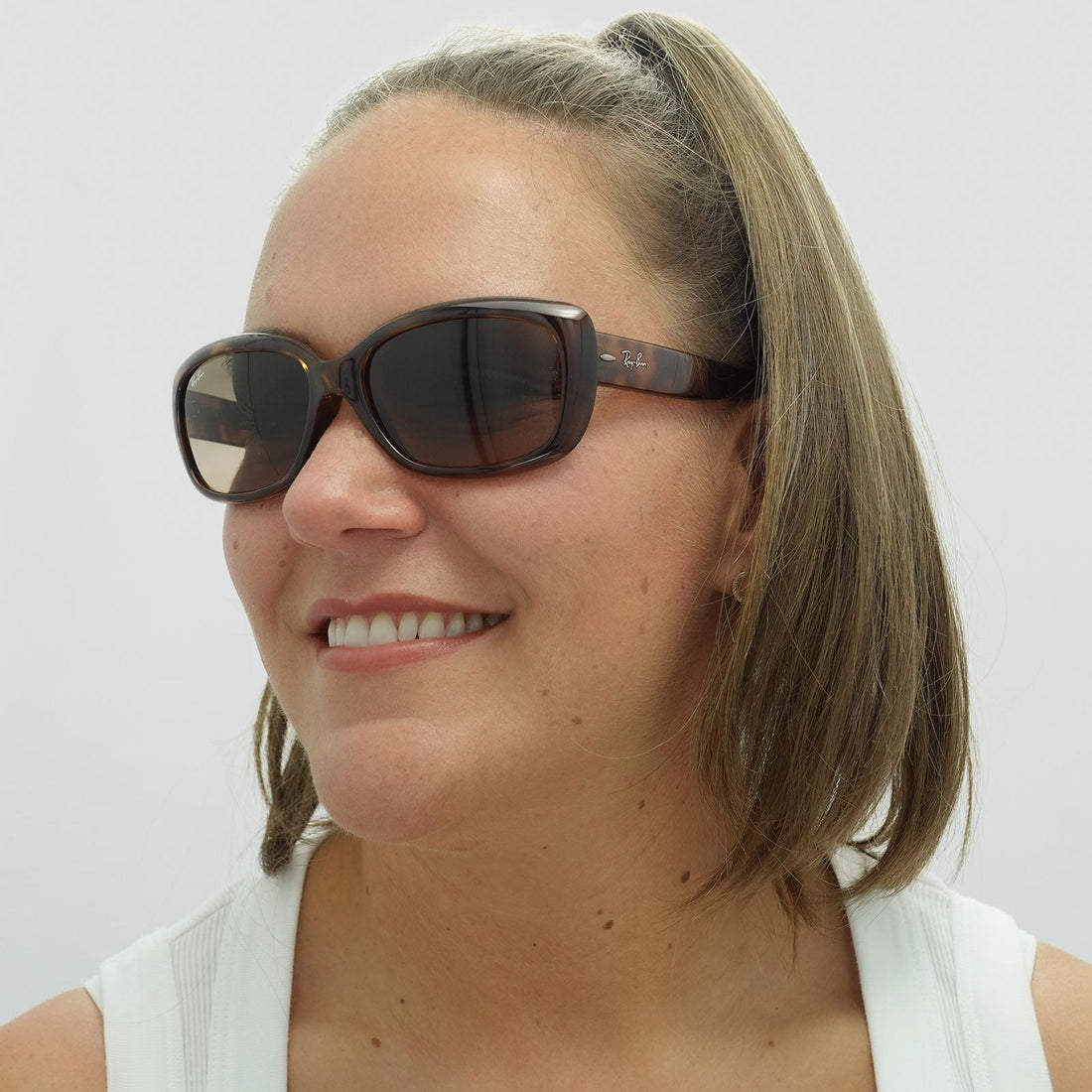 Ray-Ban Sunglasses Jackie Ohh RB4101 642/43 Havana Light Brown Black Gradient