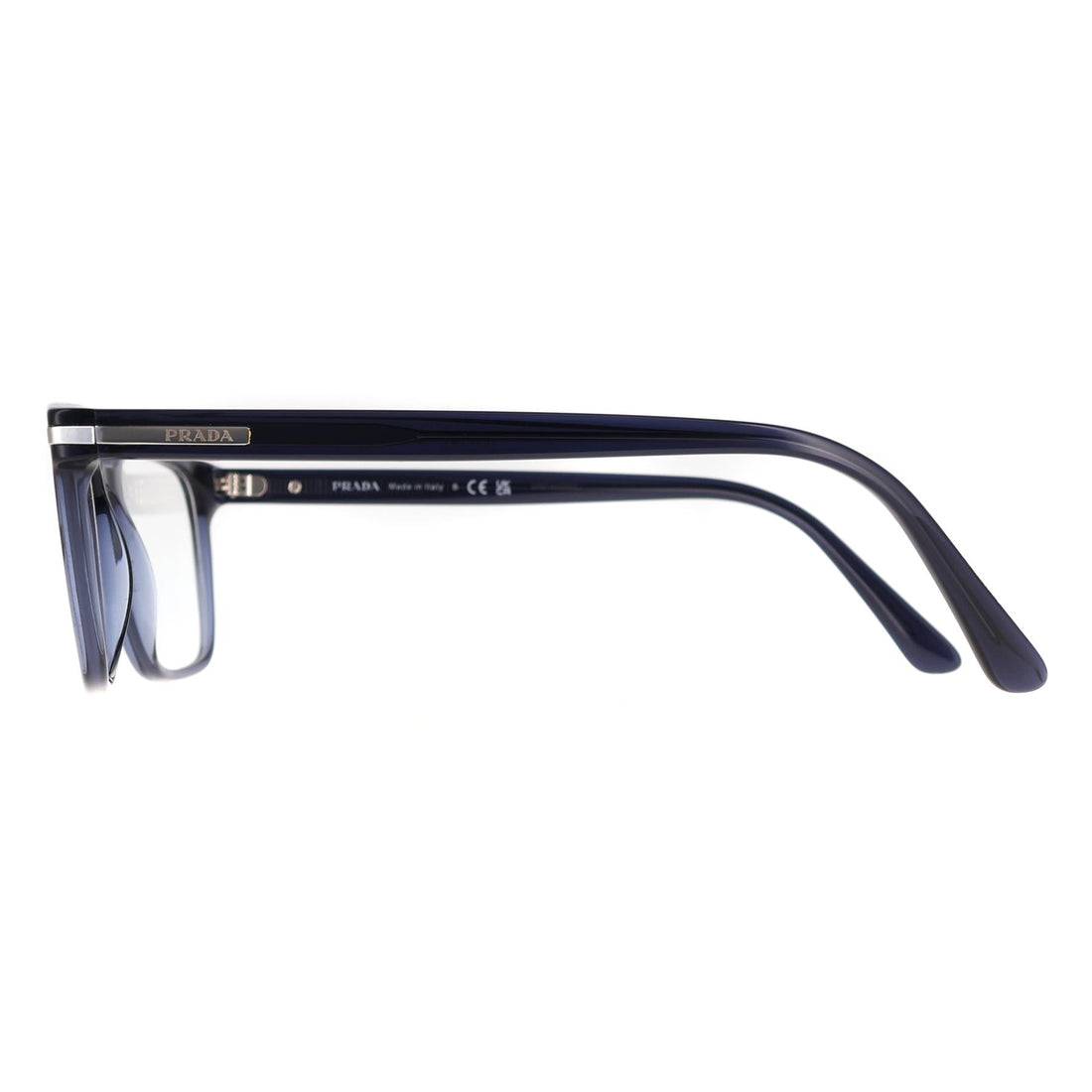 Prada Glasses Frames PR14WV 08Q1O1 Blue Crystal Men
