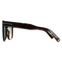 Tom Ford Sunglasses Julie FT0685 52P Dark Havana Green Gradient