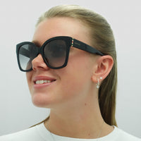 Gucci Sunglasses GG0459S 001 Black Grey Gradient