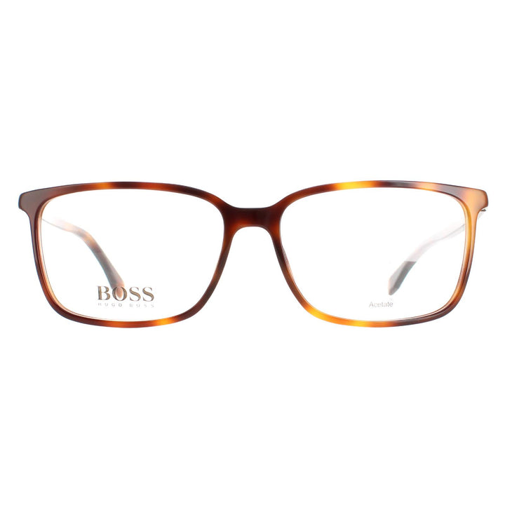Hugo Boss Glasses Frames BOSS 0679/IT 2IK Havana Gold Men