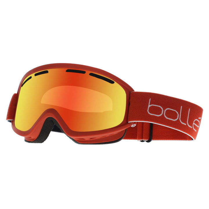 Bolle Ski Goggles Freeze Plus 22052 Matte Brick Red Sunrise Cat 2