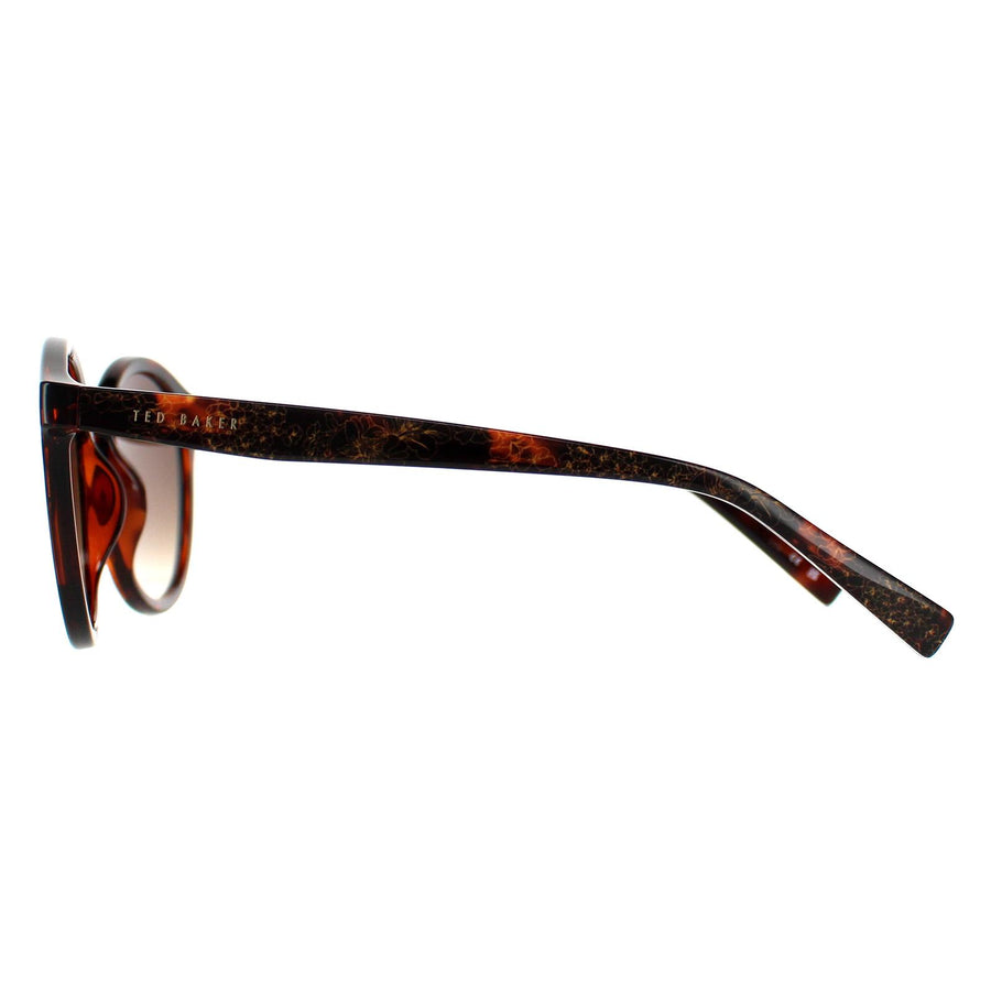 Ted Baker Sunglasses TB1677 Fleur 149 Double Champagne Demi Brown Gradient