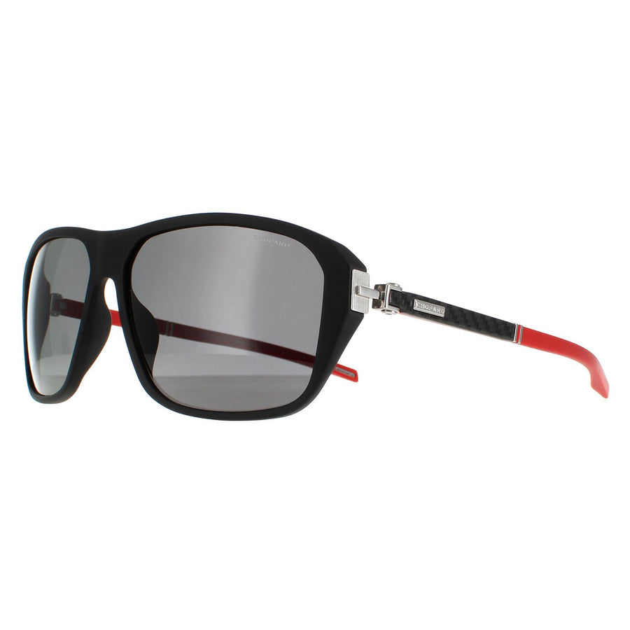 Chopard Sunglasses SCH292 703P Matte Sandblasted Black Smoke Polarized