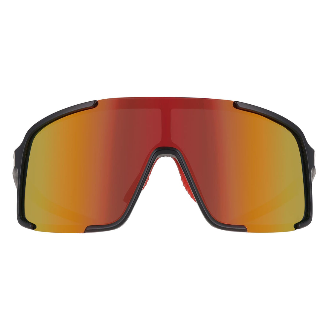 Relay Shield Unisex Matte Black and Red Red Revo Polarized Endgame Sunglasses