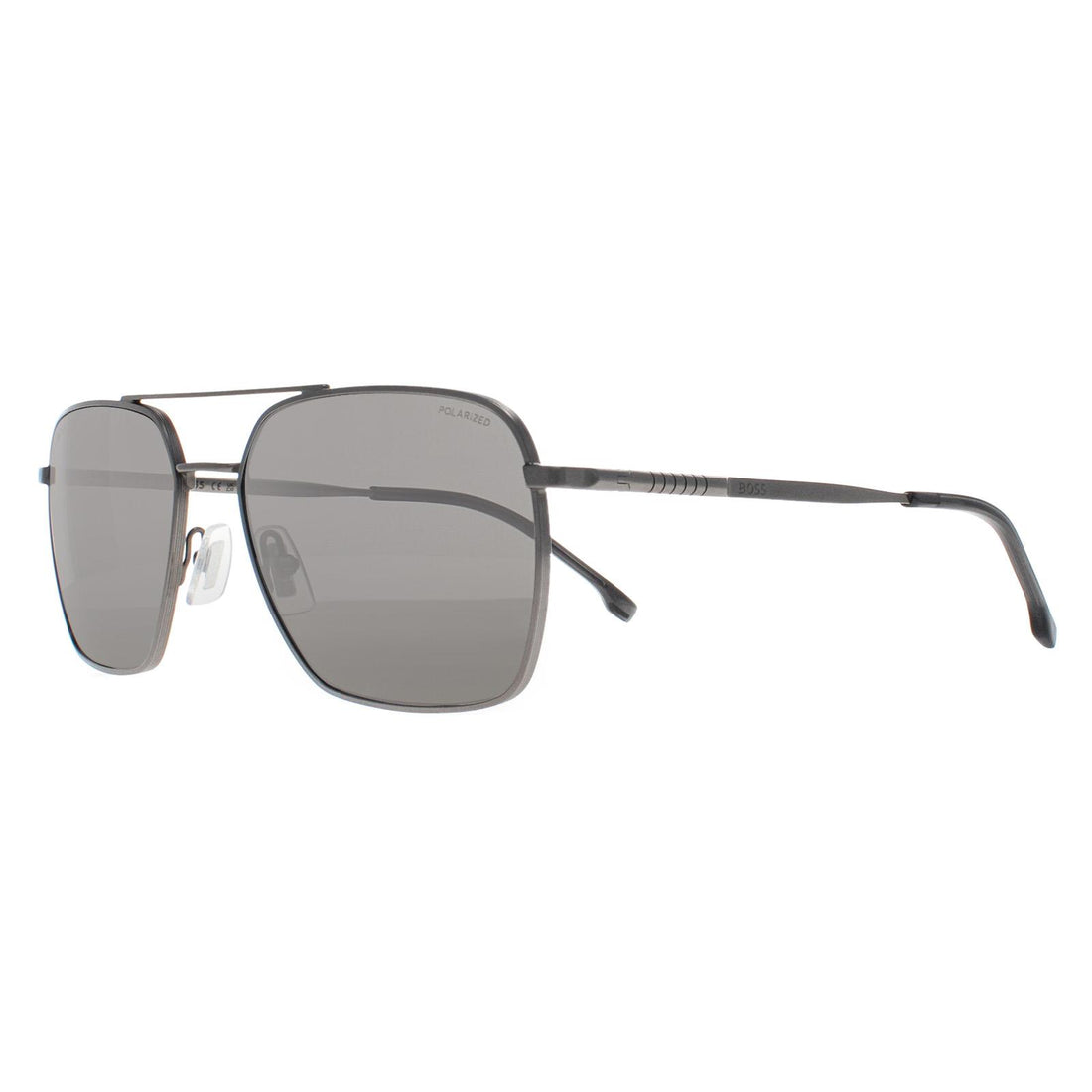 Hugo Boss Sunglasses BOSS 1414/S R80 M9 Matte Dark Ruthenium Grey Polarised