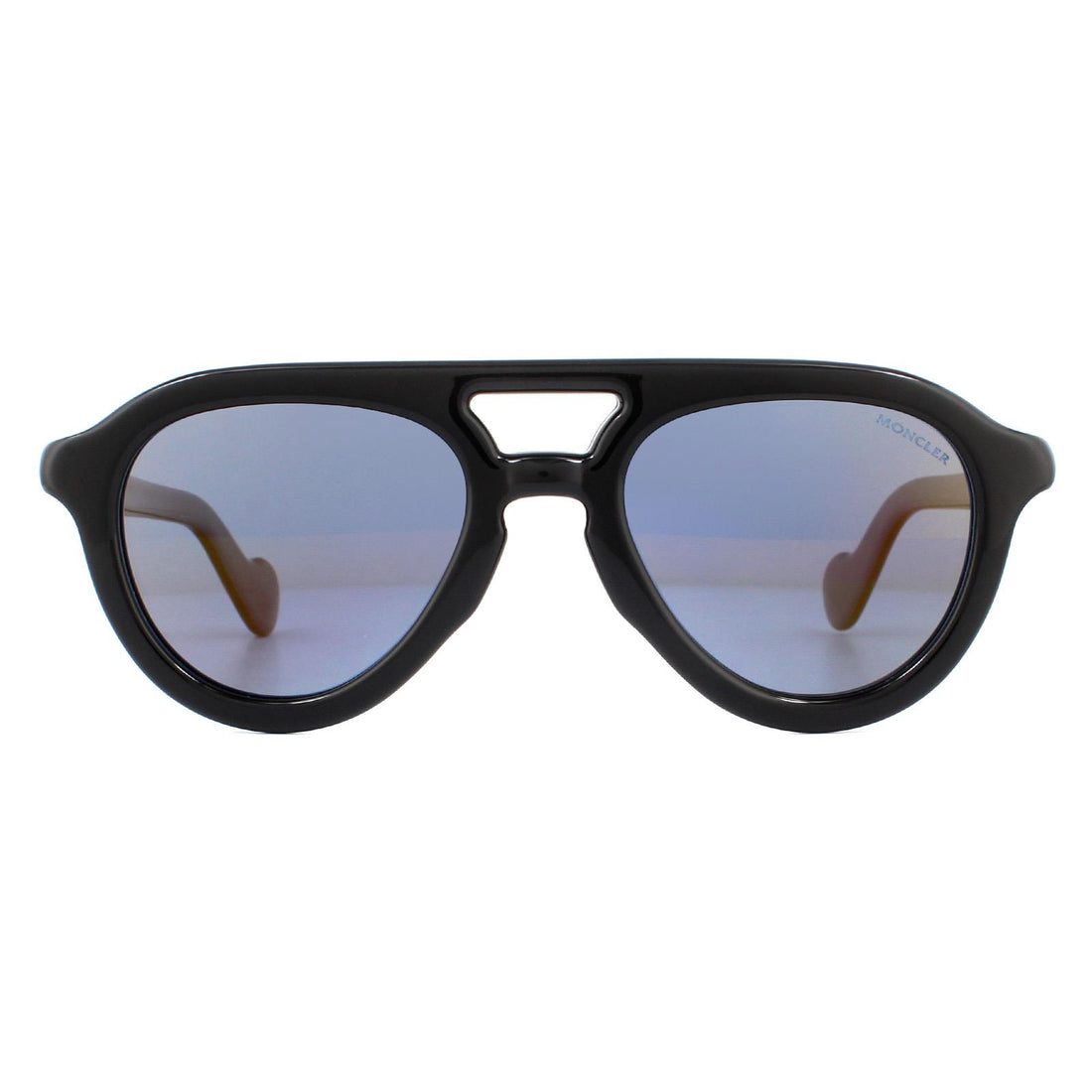 Moncler ML0078 Sunglasses Black / Blue Polarized