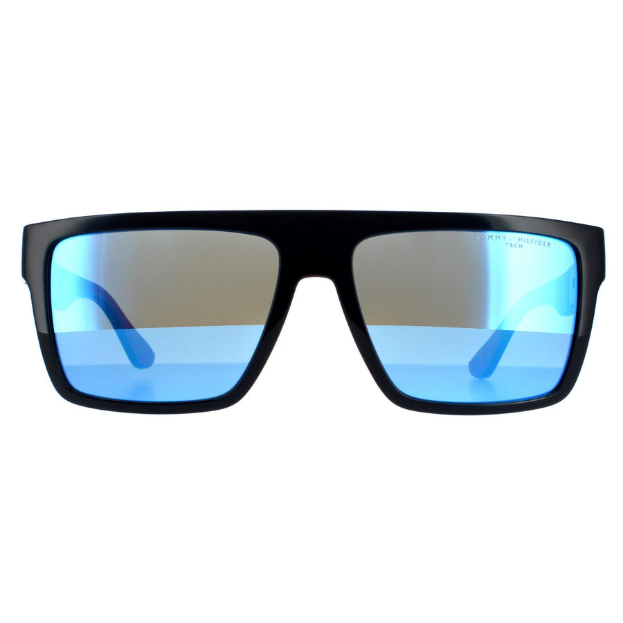 Tommy Hilfiger TH 1605/S Sunglasses Matte Blue / Blue Mirror