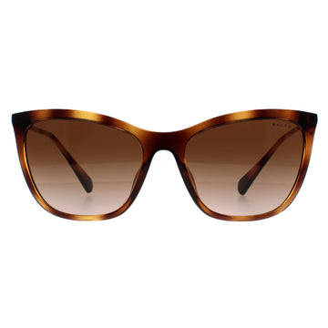 Ralph by Ralph Lauren Sunglasses RA5289 50033B Shiny Dark Havana Brown Gradient