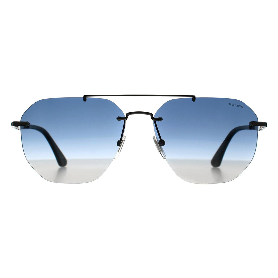 Police Sunglasses SPLF68M Origins Nineties 0584 Glossy Bakelite Blue Gradient