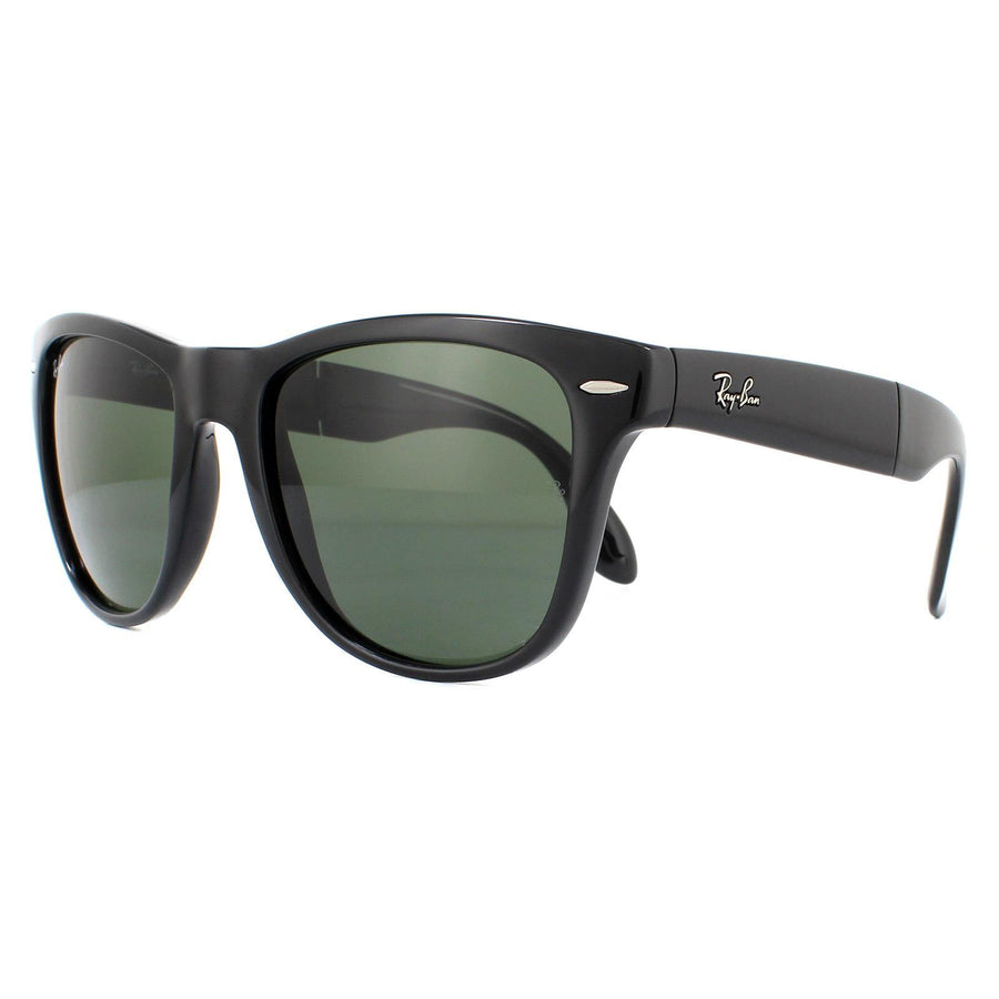 Ray-Ban Sunglasses Folding Wayfarer 4105 Black 601 50mm