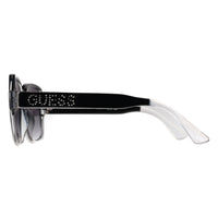 Guess Sunglasses GF6134 01B Shiny Black Fade Grey Gradient