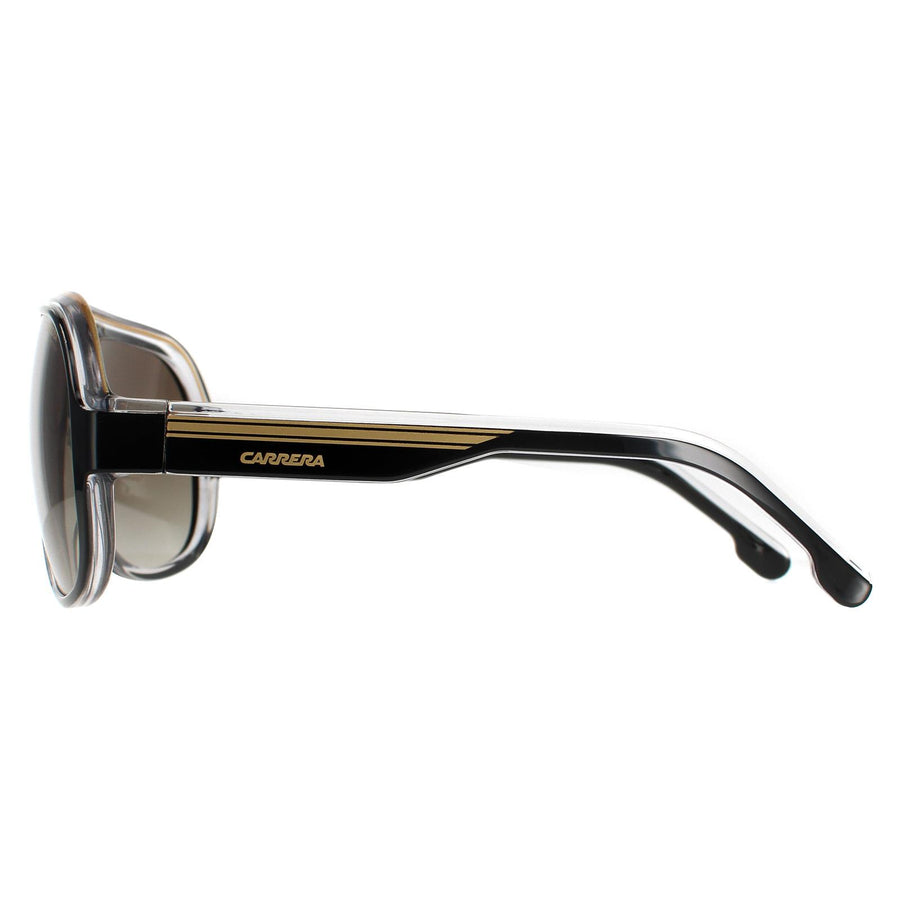 Carrera Sunglasses Speedway/N 2M2 HA Black Gold Brown Gradient