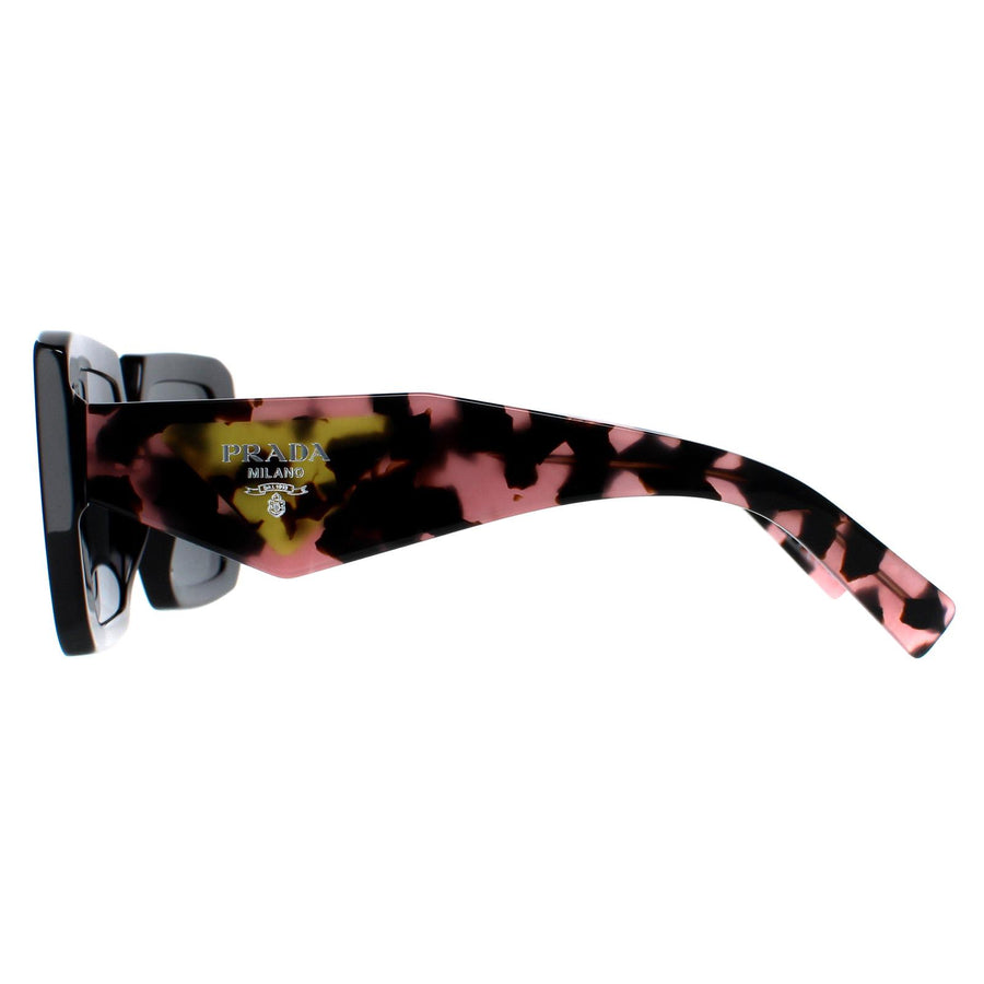Prada Sunglasses PR23YS 1AB5S0 Black Dark Grey