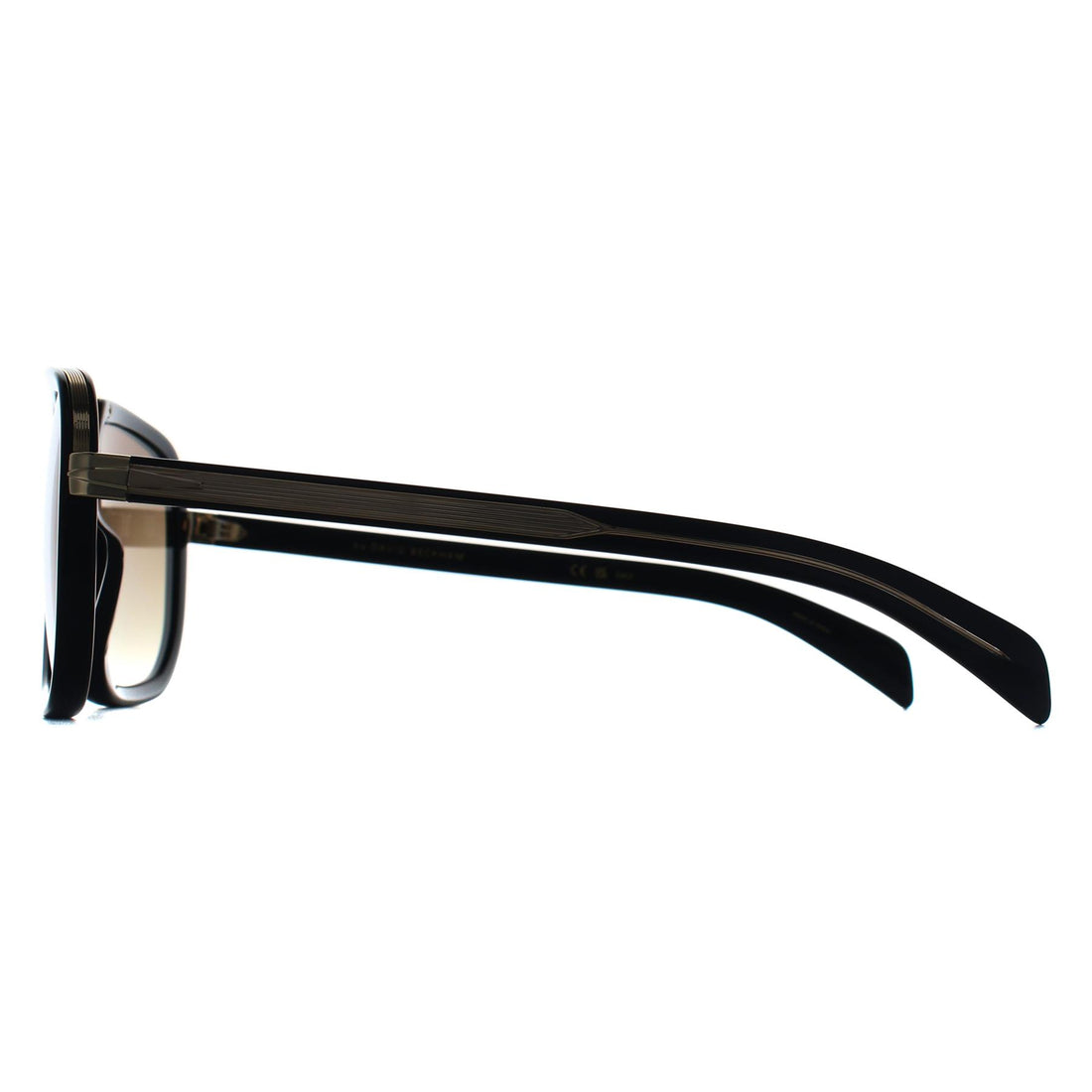 David Beckham Sunglasses DB 7101/S 2M2 HA Black Gold Brown Gradient