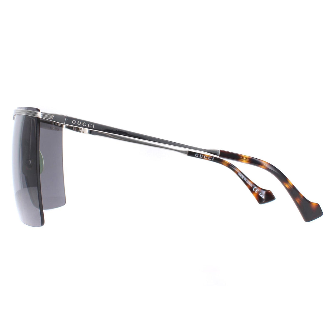Gucci Sunglasses GG1096S 001 Silver Grey Light Mirror