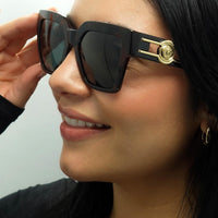 Versace Sunglasses VE4458 542987 Dark Havana Dark Grey