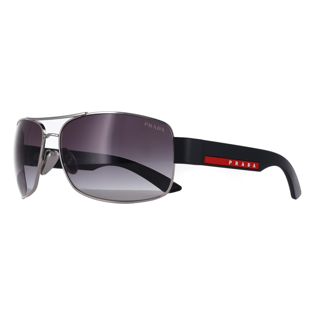 Prada Sport Sunglasses PSB52S 1BC09U Silver Grey Gradient