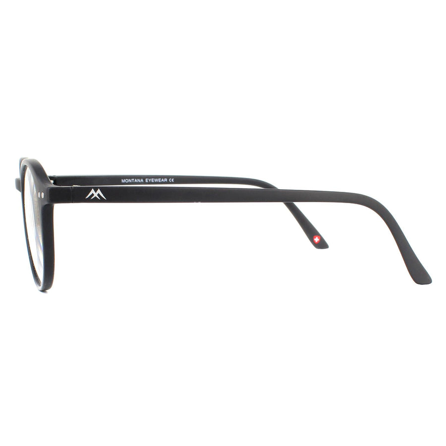 Montana Reading Glasses MR65 Matte Black Men Women +2.50