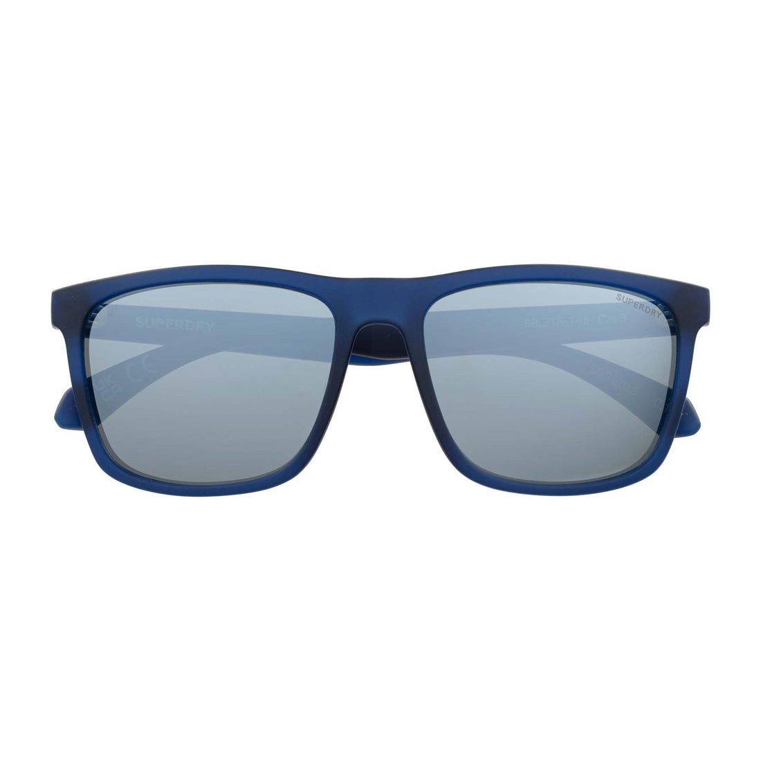 Superdry Sunglasses SDS-5015 106 Frosted Dark Blue Silver Mirror