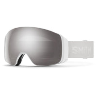 Smith Ski Goggles 4D Mag 0OZ 5T White Vapor ChromaPop Sun Platinum Mirror & CP Blue Sensor Mirror