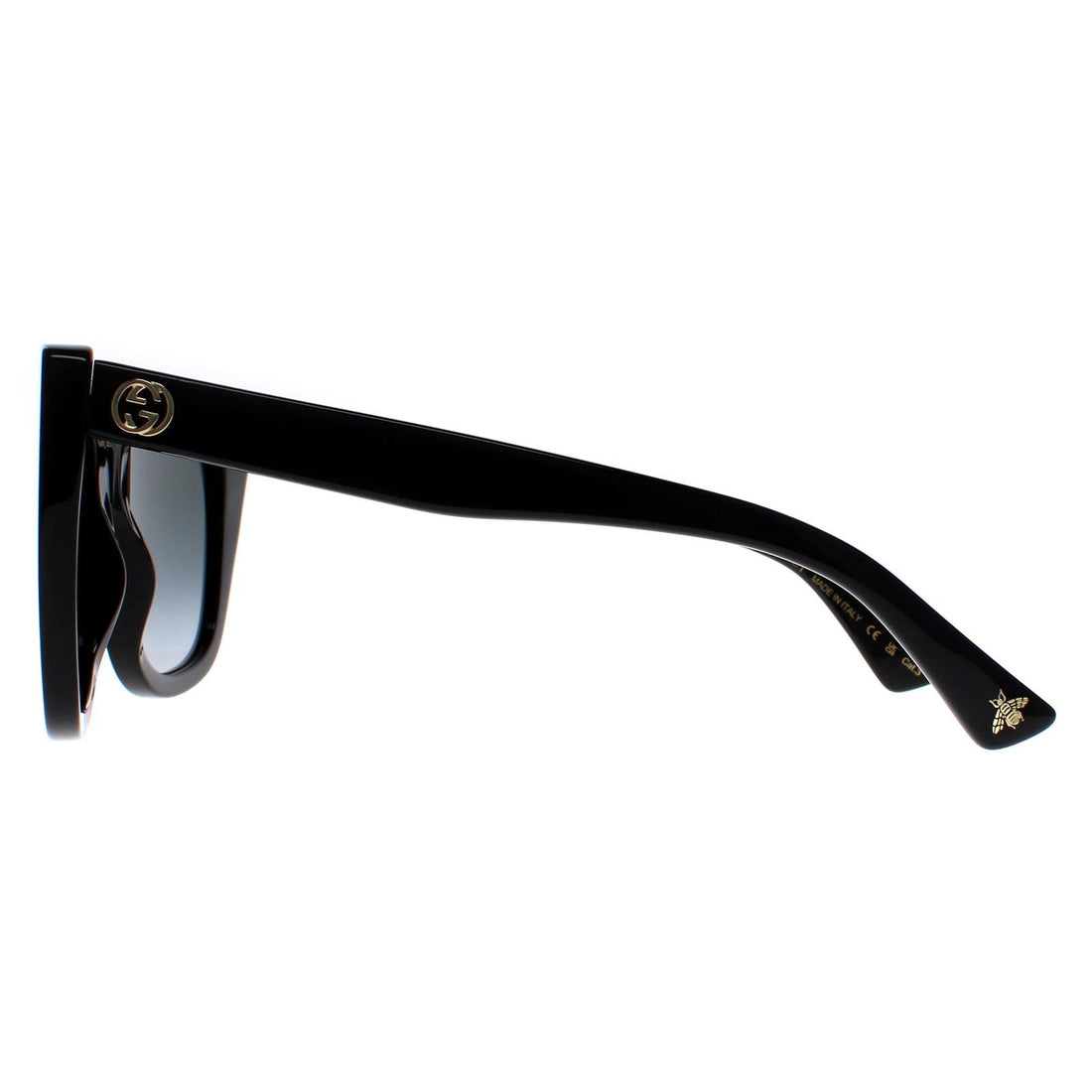 Gucci Sunglasses GG0163SN 001 Black Grey Gradient
