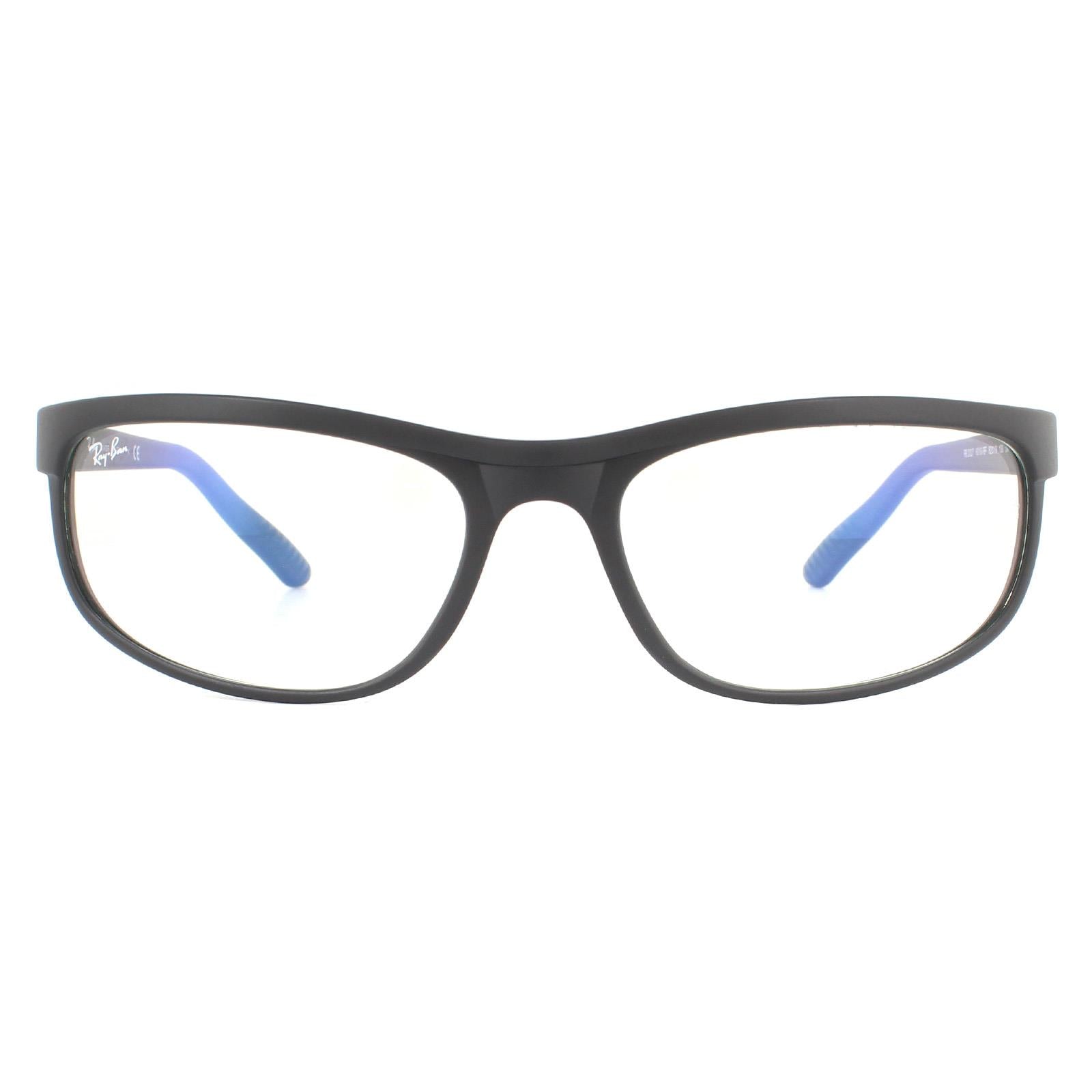 Sunglasses Predator II RB2027 601SBF Matte Black Clear Blue Light Block