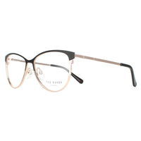 Ted Baker Glasses Frames TB2255 Aure 001 Black and Rose Gold Women