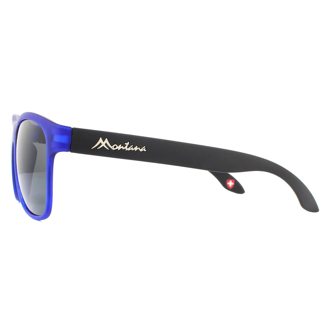 Montana Sunglasses MP38 D Blue with Black Rubbertouch Black Polarized