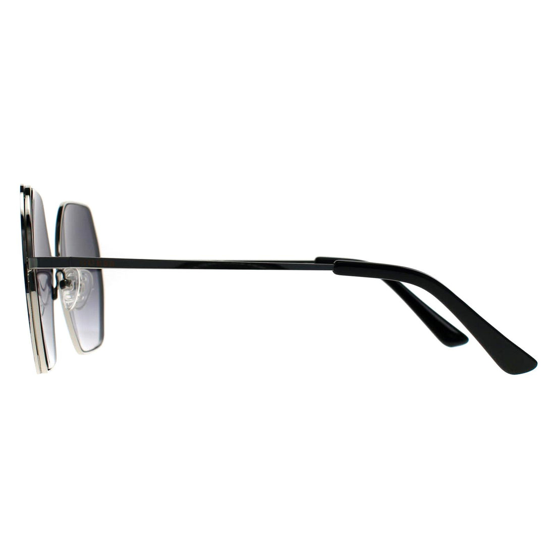 Guess Sunglasses GF0387 10B Silver Black Grey Gradient