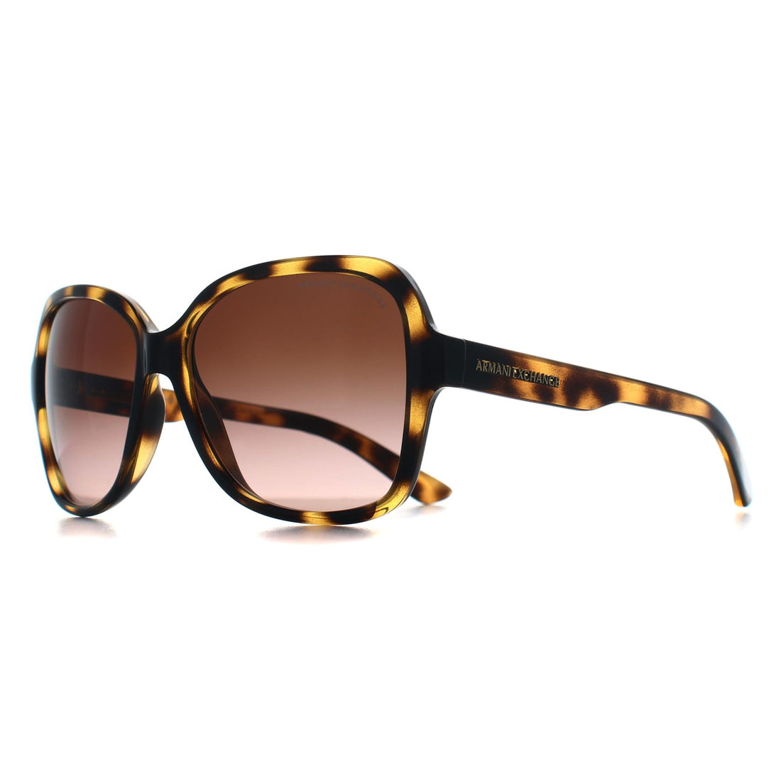 Armani Exchange Sunglasses AX4029S 811713 Shiny Havana Brown Gradient